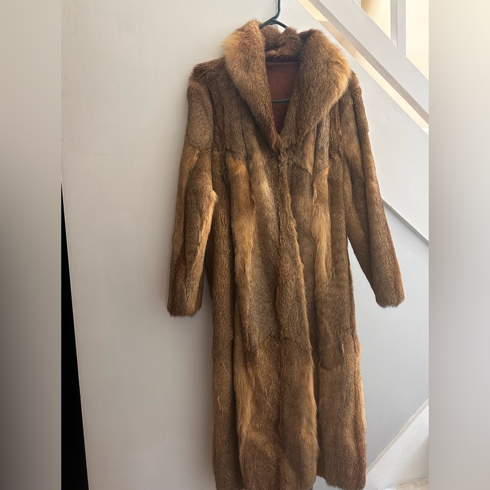 Authentic Rabbit Fur Coat